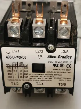 Allen-bradley 400-dp40nd3 Contactor