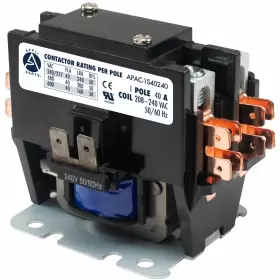 Apac-1s40240 Ap Appli Parts 814245026585 Heavy Duty 1 Pole With Shunt Contactor 40 Amp 240 Vo