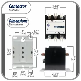 Apac-330120 Ap Appli Parts Heavy Duty 3 Poles Contactor 30 Amp 120 Volts Coil Re #2