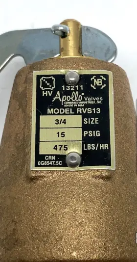 Rvs13-34 Apollo Pop Off Valve #3