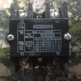 Arrow Hart Acc320u10 Contactor 10a 110-120vac 50/60hz