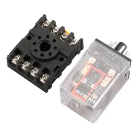 Mk2p-i Baomain 748690720012 Power Relay Dc 12v Coil Dpdt 8 Pin With Plug-in Terminal Socket #2