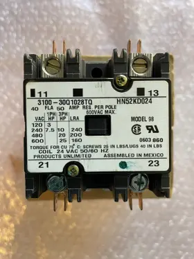 Hn52kd024 Carrier Brand New/ Oem/ Factory Authorized Part 2 Pole Contactor #2