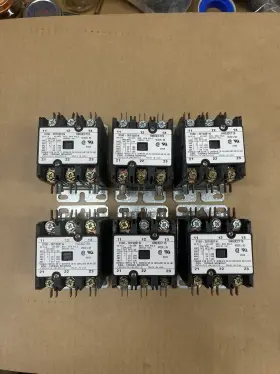 Hn53td115 Carrier 120v Coil 3 Pole Contactor Lot Of Six Used #2