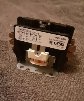 P282-0321 Carrier - Contactor Two Pole 24v Dpst 30 Amp No