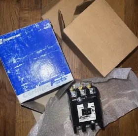 012-3075-01 Copeland New Compressor Contactor 3 Pole 75 Amp 120v Coil