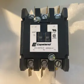 912-3075-01 Copeland 120v Coil 3p 75amp Compressor Definite Purpose Contactor #2