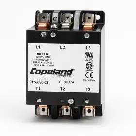 912-3090-02 Copeland Series A 3-pole Contactor 90a 600v Hvac Compressor Relay 20
