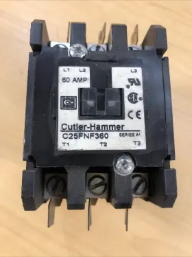 C25fnf360 Cutler-hammer Dp Contactor - 60 Amp 3 Pole 220-240v Coil 5352