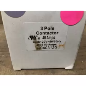 Ec403120 Diversitech 3 Pole 40 Amp Definite Purpose Contactor 120/50-60 215068 #3