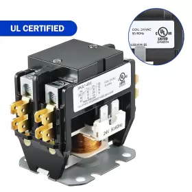 Dreyoo 689719920030 Carrier Hvac Motor Contactor 24vac 40 Amp Coil 2 Pole Replacement Relays #2