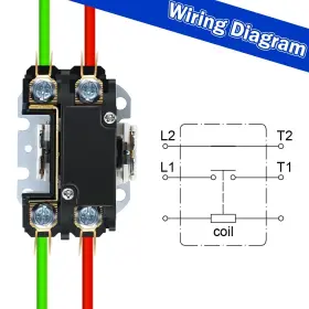 Dr-dreyoo-1333 Dreyoo 1 Pack Carrier Hvac Motor Contactor 24v 25 Amp Coil Pole Replacemen #3