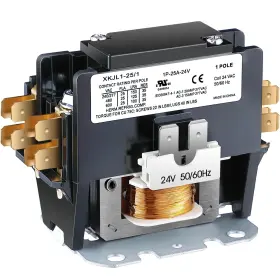 Dr-dreyoo-1333 Dreyoo 1 Pack Carrier Hvac Motor Contactor 24v 25 Amp Coil Pole Replacemen