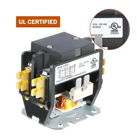 Dreyoo-relays-2356 Dreyoo 2 Pack Carrier Hvac Motor Contactor 120v 30 Amp Coil Pole Replacement #3