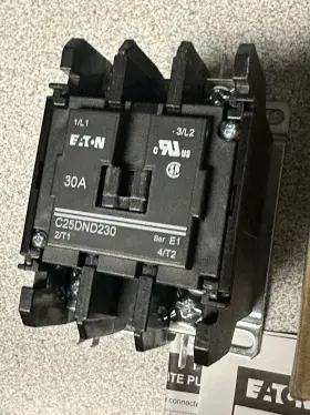 C25dnd230a Eaton New Definite Purpose Contactor 2p 30a 110-120vac Coil 600vac #3