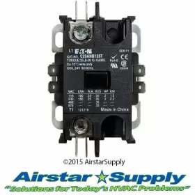 C25anb125t Eaton Cutler Hammer 25 Amp / 1 Pole 24v Coil Contactor Replaces Carrier Hn51kb024 #3