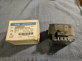 C25bnf240t Eaton / Cutler Hammer Contactor 40 Amp 2 Pole 24v Coil