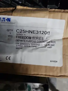 C25hne3120b Eaton / Cutler Hammer 120 Amp Contactor 3 Pole 208/240v Coil #2