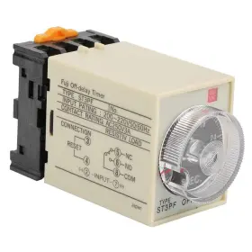 St3pf Fafeicy 038627684367 0-30s Power Off Delay Timer Relay Knob Control Time With Base Ac