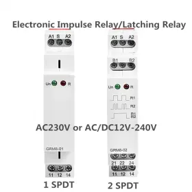 Grm8 Gaeyaele 643845659141 Electronic Latching Relay Memory Impulse Spdt 16a Wide Range #3