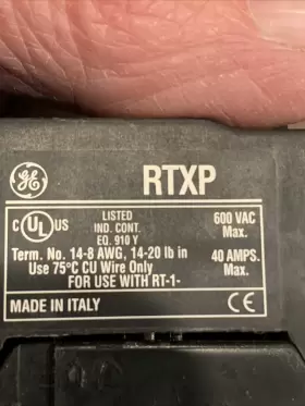 Rt1p Ge 10-16a General Electric Overload Relay Used #3