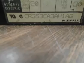 Cr353ca3ah1ag Ge Contactor Used Inch #2