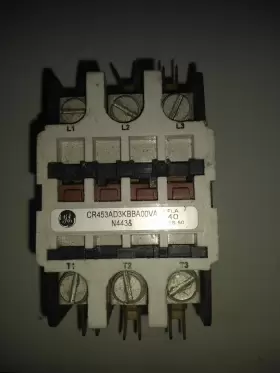 Cr453ad3kbba00va General Electric 3 Pole 24volt 40 Fla Contacter/ Ge