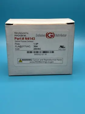 N4143 Global 4143 New Part #n4143 Made By Noark 1.5 Inch 30a 24vac Definite Purpose Contactor