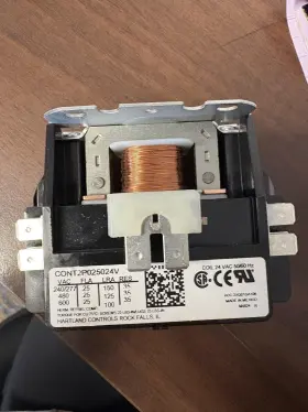 Cont2p025024v Hartland Controls Goodman Definite Purpose Contactor 2 Pole 25a 24v Coil