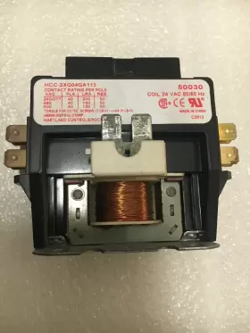 Hcc-2xq04ga113 Hartland Definite Purpose Contactor 40 Amp 2 Pole Coil 24 Vac Controls 50030
