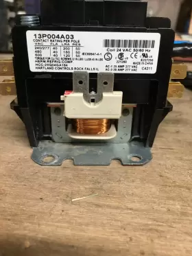 Hcc-2xq04ga184 Hartland Definite Purpose Contactor 40 Amp 2 Pole Coil 24 Vac