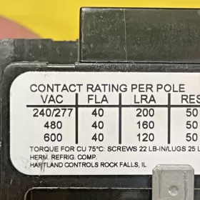 Hcc-2xq04gg Heartland Controls Lot Of 3 Hvac Contactor Heavy Duty 2 Poles 40 Amp #3