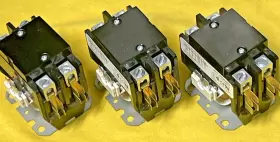 Hcc-2xq04gg Heartland Controls Lot Of 3 Hvac Contactor Heavy Duty 2 Poles 40 Amp