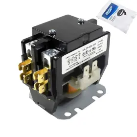 Hqrp 884667767694 Double Pole / 2 40 Amp Coil 24-volt Ac Condenser Contactor Compatible Wi