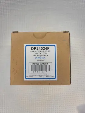Dp24024f International Refrigeration Products New Definite Purpose Contactor 40fla 2 Pole 24 Vac Coil