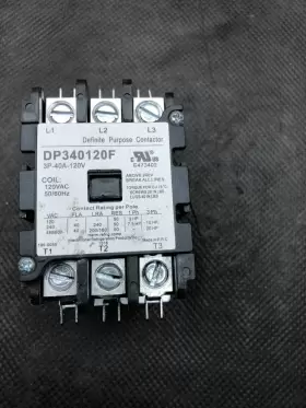 Dp340120f Irp - Contactor Definite Purpose 3 Pole 40a 120v Coil 50/60