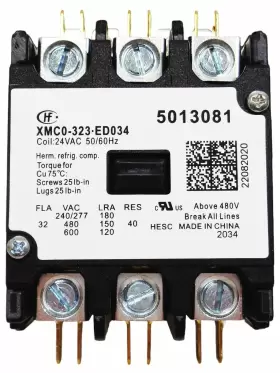 S1-02441623000 Johnson Controls 3-pole Contactor 32a 24vac-50/60hz Coil #3