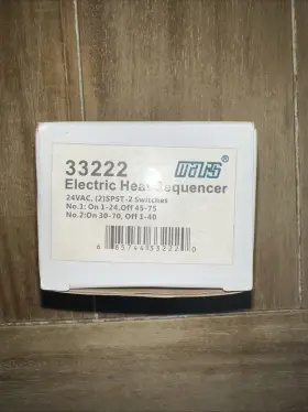 33222 Mars Electric Heat Sequencer #33222 New In Box