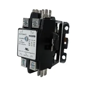942024 Migro Lot Of 10 Contactors Dp 2 Pole 40 Amp 24v Coil Hvac Ac 50a 30a Motor 24vac 10pcs #2