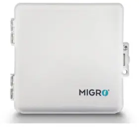 Migro 942024778124 Extreme Broadband Weather Proof Premise Enclosure 12x 12x3in Heavy Duty Box Abs