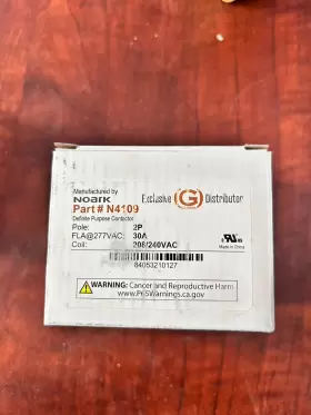 N4109 Noark - 2p 208/240v 30a With Lugs And Quad Qc Contactor