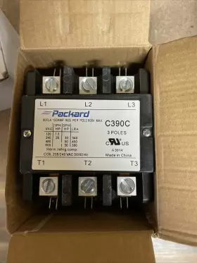C390c Packard 90a 120 Res 208/240v 3-pole Contactor #2