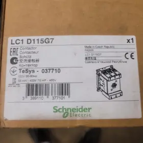 D115g7 Schneider Electric Lc1 Contactor 120 Volt Coil 3 Pole 250 Amps