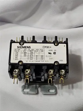 Siemens Cdm3014 Definite Purpose Contactor 4 Pole 120 Volt Coil 40 Amp