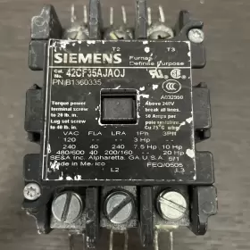 Cont3p040024v Siemens 75d70545j Goodman/amana 3 Pole 40 Amp Contactor 42cf35ajaoj #2
