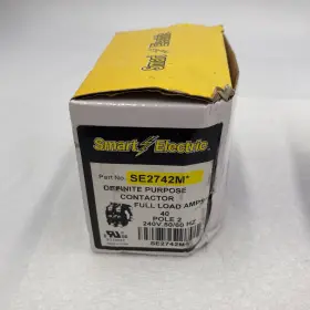 Se2742m Smart Electric Definite Purpose Contactor 2 Pole Multi-volt 50/60hz