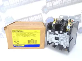 8910dpa32v14 Square D - Contactor 30a 2p 5hp 230vac 24v Coil New