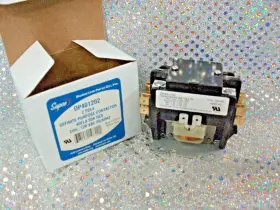 Dp401202 Supco Contactor Definite Purpose 2 Pole Fla 40 Coil 120 Vac #