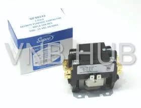 Dp40242 Supco Contactor 40 Fla 50 Rla 24 Volts 2 Pole
