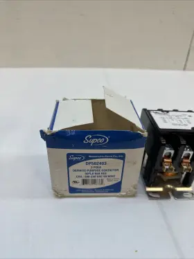 Dp502403 Supco Contactor 3 Pole 50 Amp 240 Volt Coil #dp502403 #2